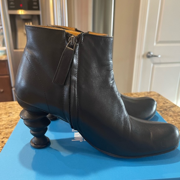 John Fluevog rockstar nuumite ankle boots black size 10 - Picture 10 of 11